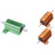 thumbnail image 1 of 1X Resistencias bobinadas montadas en chasis de aluminio verde de 10 W, 10 ohmios, 5 % y 2X Resistencias bobinadas revestidas de aluminio de 25 W, 30 ohmios, 1 of 8