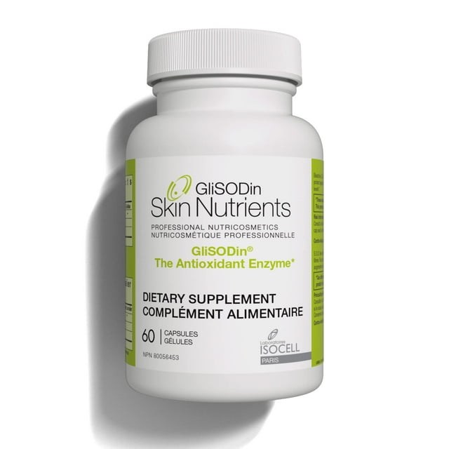 Suplemento Glisodin Skin Nutrients The Antioxidant Enzyme 60 cápsulas