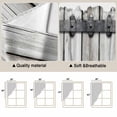thumbnail image 5 of Farmhouse Rustic Swag Valances for Windows, Kitchen Window Curtains Over Sink, Vintage Country Wooden Grain Window Treatment Curtains for Living Room/Bedroom Curtains 2 Panel Sets 36"x45", 5 of 8