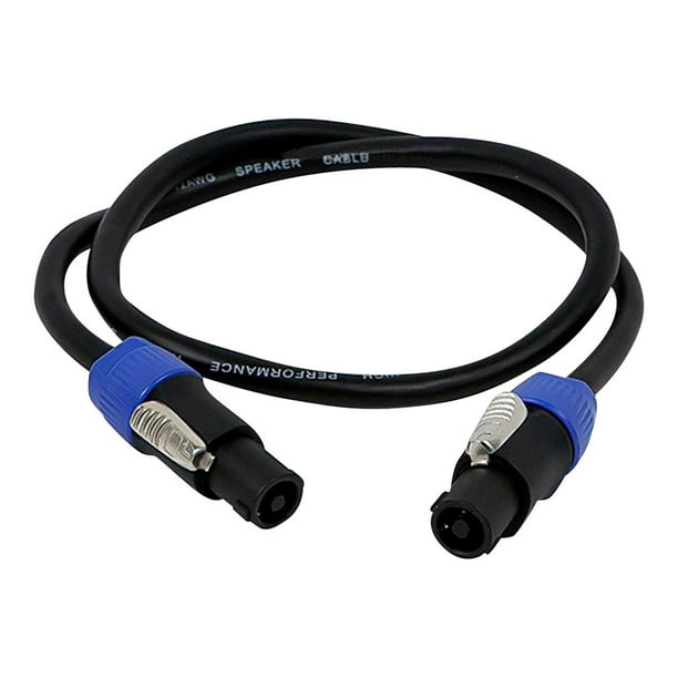 MONOPRICE 3' 2conductor NL4 Female to NL4 Female 12AWG Speaker Twist