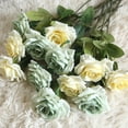 thumbnail image 5 of SPRING PARK 1Pc 37cm Artificial Rose Flowers Bouquet Silk Flowers Rose for Home Bridal Wedding Party Festival Decor, 5 of 7