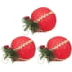 thumbnail image 1 of Adornos de bolas de espuma navideñas, adornos rústicos de bolas de Navidad, colgante, decoración para árbol de Navidad (rojo) (3 uds)-- Sailing  Electrónica, 1 of 5
