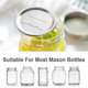 thumbnail image 5 of 100 Pcs Wide Mouth Canning Lids For Ball, Kerr Jars,86mm Leakproof Mason Jar Lids,split Type Jar Li, 5 of 5