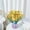 Yellow-Free Size, variant on ZHMRFG Realistic Artificial Small Roses Bouquet, High-Quality Plastic Floral Decor, No Maintenance Long-Lasting Lifelike Appearance for Mothers Day Wedding Home Office Table Centerpiece All-Occasion