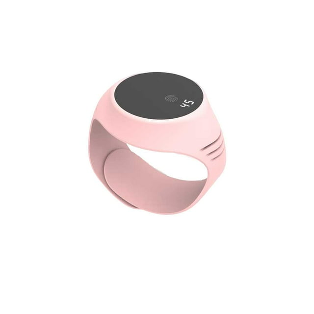 Qarigey Calentador de manos de invierno ABS alimentado por portátil recargable con carga USB lindo reemplazo Color sólido 3 engranajes Protección de la piel Rosado Qarigey CE014797-01