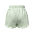 thumbnail image 4 of BOOMNY Womens Pajamas Shorts Elastic Wasit Baggy Pjs Shorts For Women Plaid Lightweight Loose Fit Homewear Loungewear Bottoms, 4 of 4
