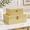 Gold, variant on Light Grey Faux Shagreen Leather Decorative Storage Boxes Set Of 2