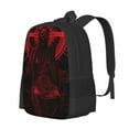 thumbnail image 1 of KLL Red Gothic Skeleton Throne Pattern Carry on Backpack,16.5x12.5x5.5 Personal Item Bag Carry On Backpack Water Resistant Lightweight Daypack, 1 of 6