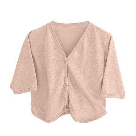 

Rovga Baby Girls Boys Cotton Summer Spring Autumn Solid Long Sleeve Cardigan Clothes Cute Casual Coat