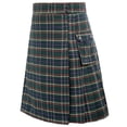thumbnail image 3 of Scotland Skirts with Pocket for Mens Trendy Vintage Pleated Skirts Gothic Scottish Skirt Holiday Festival Plaid Skirt, 3 of 4