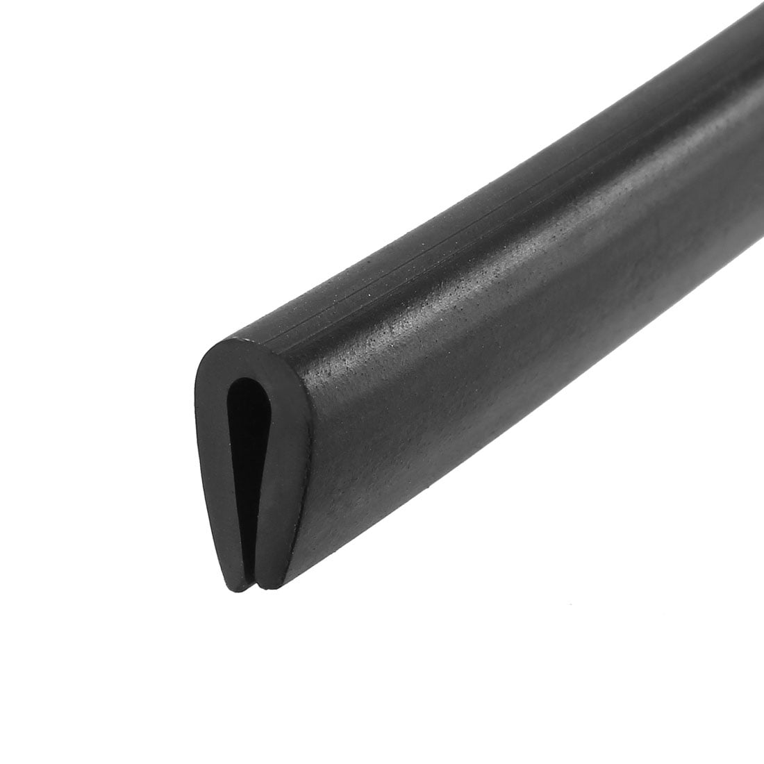 Uxcell 20 Feet Length PVC U Seal Edge Trim Fits 1/16' - 3/32' Black