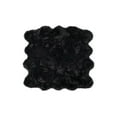 thumbnail image 7 of HomeRoots 6' X 6' Black Faux Fur Washable Non Skid Area Rug, 7 of 7