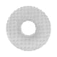 thumbnail image 2 of Almohada para perforar orejas, almohada de donut, de viaje, lavable, suave, de esponja PP, regalo para adultos. Gris claro, 2 of 9
