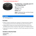thumbnail image 2 of Rear Brake Drum - Compatible with 1971 - 1974 Dodge B200 Van 1972 1973, 2 of 2