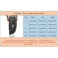 thumbnail image 3 of Mens Sweatpants,Men's Multi-pocket Pants Straight-leg Overalls Sports Fitness Pants,Cargo Pants for Men,Size:3XL, 3 of 3