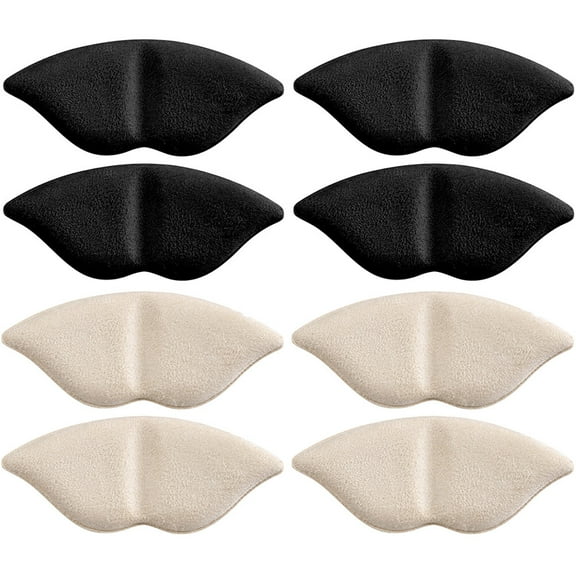 TABLETREANDS Shoe Pads Suede Fabric Men Women Daily Use 8Pcs 3.89x1.69x0.28in