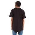 thumbnail image 2 of Shaka Wear Adult 5.9 oz., Curved Hem Long T-Shirt XL BLACK, 2 of 2