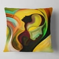 thumbnail image 2 of Designart Way of Parenting - Abstract Throw Pillow - 18x18, 2 of 5