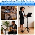 thumbnail image 6 of Aovky Projector Stand Tripod, Portable Laptop Stand with Adjustable Height 22 to 51.5 inch, Floor Stand for Home Office, Outdoor Movies, Stage, Studio, DJ Equipment, 6 of 8