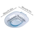 thumbnail image 3 of Sitz Bath for Toilet – Universal Fit, Large Capacity with Anti-Overflow for Postpartum & Hemorrhoid Care (E), 3 of 4