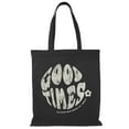 thumbnail image 1 of Smartprints 70s Retro Good Times. Tote Bag - Image by Shutterstock, One Size Cotton Canvas Tote Bag, 1 of 4