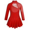 thumbnail image 2 of iEFiEL Kids Girls Tulle Figure Ice Roller Skating Ballet Dance Leotard Dress, 2 of 7