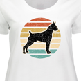 thumbnail image 4 of Inktastic Boxer Dog Vintage Silhouette Women's Plus Size T-Shirt, 4 of 5