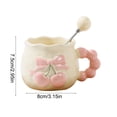 thumbnail image 2 of Tauxra White Ceramic Candlestick Easter Desktop Decorative Ornament, 2 of 6