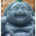 thumbnail image 3 of Certified Green Burma 100% Natural A Jade jadeite pendant Happy Buddha God Necklace 658485 TN, 3 of 11