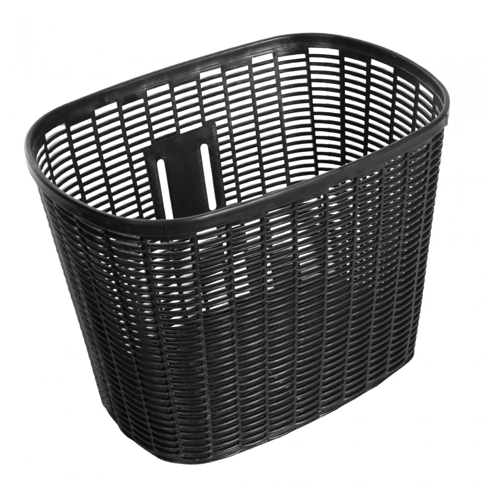 Bike Basket Easy to Install Bike Accessory Removable Most Adult Bikes Front black