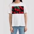 thumbnail image 4 of Cherry Classic White 100% Cotton T-Shirt for Men - Soft and Comfortable Tee Shirt for Everyday Wear - Available in Multiple Sizes and Styles, 4 of 5