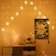 thumbnail image 5 of Cortina De Estrellas Luces 136led Serie Navideña Cascada 3m, 5 of 6