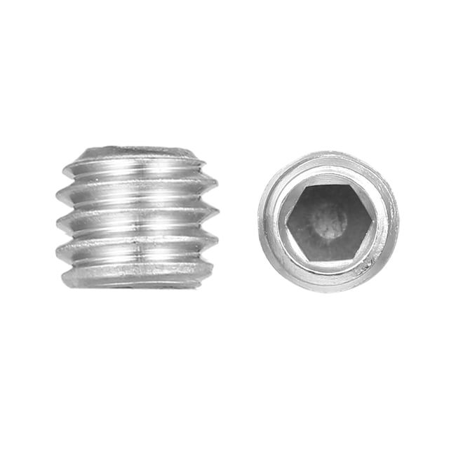 Tornillo Irfora Juego de zócalos hexagonales hexagonales DIN916 304 Tornillo prisionero Tornillo hexagonal Punto de copa Irfora Tornillo