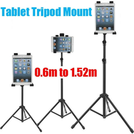 Tripod Stand Holder Bracket Tablet FLOOR MOUNT Adjustable For iPad 1 2