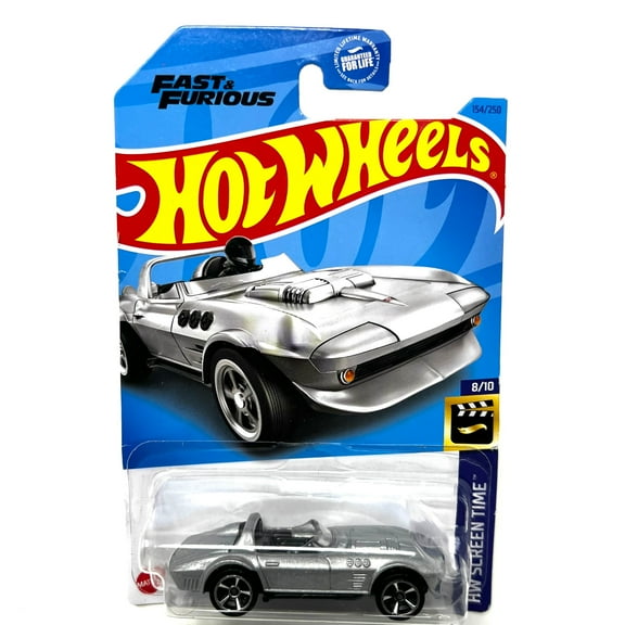 Hot Wheels HW Screen Time Car and Truck Play Vehicles, Silver