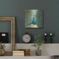 thumbnail image 7 of Luxe Metal Art 'Blue Peacock' by Danhui Nai, Metal Wall Art, 12"x12", 7 of 7