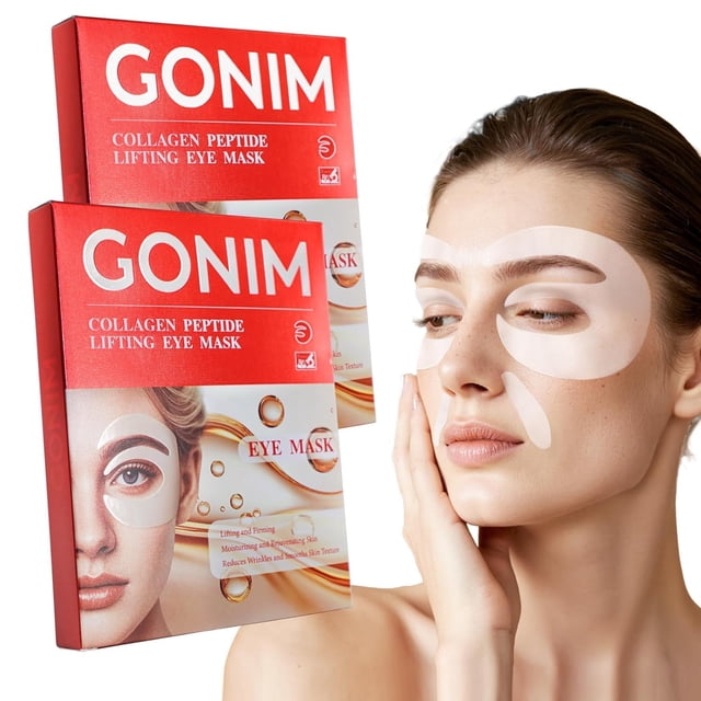 Parches para ojos GONIM 360° Fit con colágeno, péptidos y retinol
