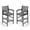 Smoke Gray, variant on Adirondack Bar Chair Set of 2, HDPE Outdoor Bar Stools with Footrest, All Weather Adirondack Bar Height Chairs for Patio, Balcony, Porch, Deck, Poolside, Navy