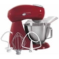 thumbnail image 1 of Hamilton Beach 63232 Eclectics Kitchen 12 Speed 2 Way Metal Stand Mixer, Red, 1 of 2