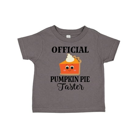 

Inktastic Thanksgiving Official Pumpkin Pie Taster Gift Toddler Boy or Toddler Girl T-Shirt