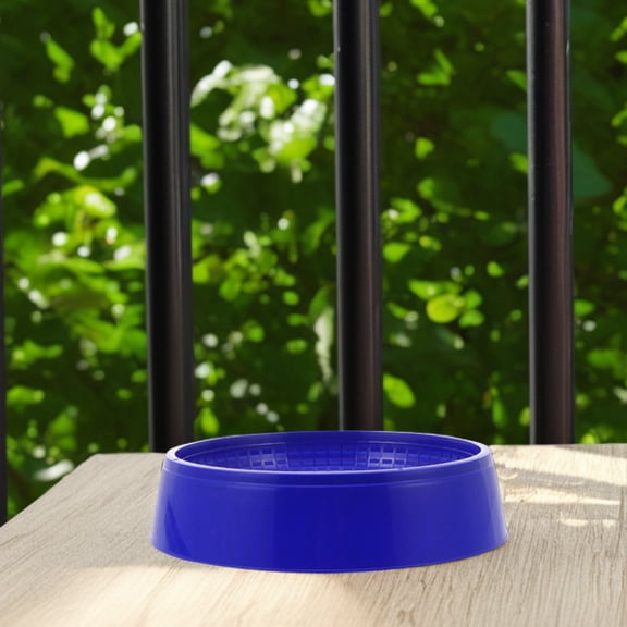 Masteelf Pigeon Hatching Bowls with Antislip Base for Holding Birds Blue Plastic 8 Pieces 3.5 Inches