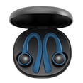 thumbnail image 3 of Auriculares estéreo Hi-Fi CVC 6.0 con Bluetooth 5.0, gancho para la oreja, IPX4 y micrófono. azul, 3 of 5