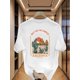 thumbnail image 4 of Men'S Casual Crew Neck T-Shirt, Polyester Knit Fabric with Slight Stretch, Regular Fit, with Arizona Desert Oasis Graphic Print, for Summer Tee, 4 of 6