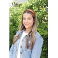 thumbnail image 3 of Motique Accessories Inch Satin Headband - Orange, 3 of 4