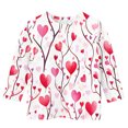 thumbnail image 4 of T-shirts de la Saint-Valentin pour Enfants, T-Shirt Graphique Imprimé Cœur pour Garçon et Fille, Haut à Manches Courtes et Col Rond Décontracté pour Fêtes et Usage Quotidien, 4 of 8