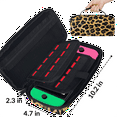 thumbnail image 3 of Herdesigns Leopard Print Carrying Case for Nintendo Switch OLED Model 2021 & Switch 2017 with 20 Game Card Slots, Portable Travel Carry Case for Accessories and Console, 3 of 8