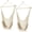 Beige, variant on Brown Hanging Hammock Chair Boho Swing 2-Pack for Indoor Outdoor Use