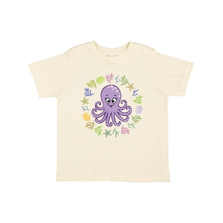 

Inktastic Octopus Cute Girls Outfit Gift Toddler Toddler Girl T-Shirt