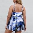 thumbnail image 4 of RKSTN Plus Size Tankini Women 2 Pieces Swimsuits with Shorts Floral Printed Flowy Bathing Suits, 4 of 7