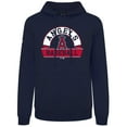 thumbnail image 2 of Men's Levelwear  Navy Los Angeles Angels Podium Banner Arch Hoodie, 2 of 3